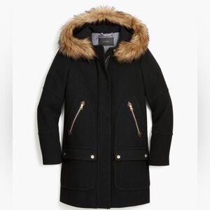 J. Crew Chateau Parka in Italian Stadium-Cloth Wool